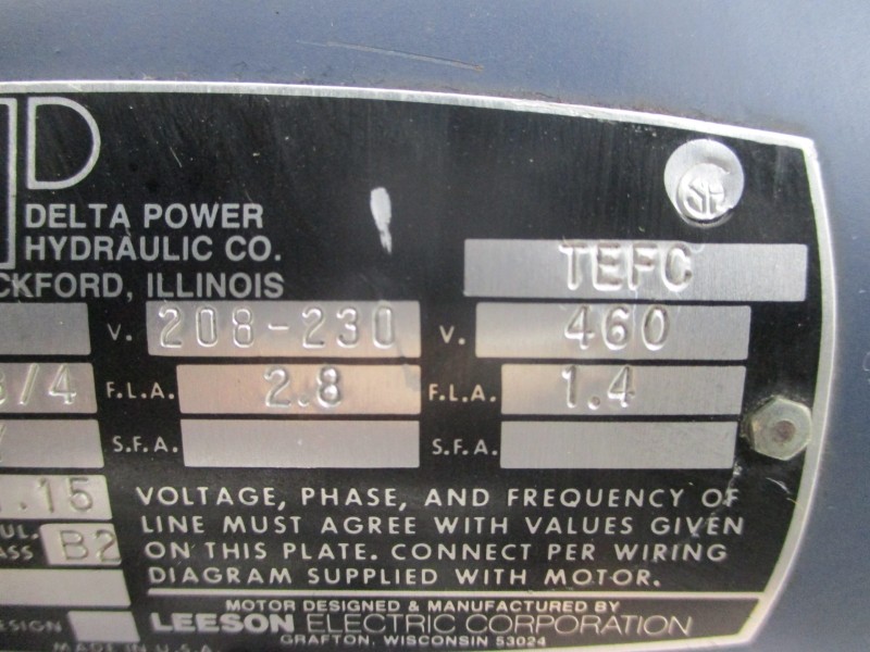DELTA POWER 30800O03 C6T17FB83A 208-230/460V 2.8/1.4A (AS PICTURED) NSNP