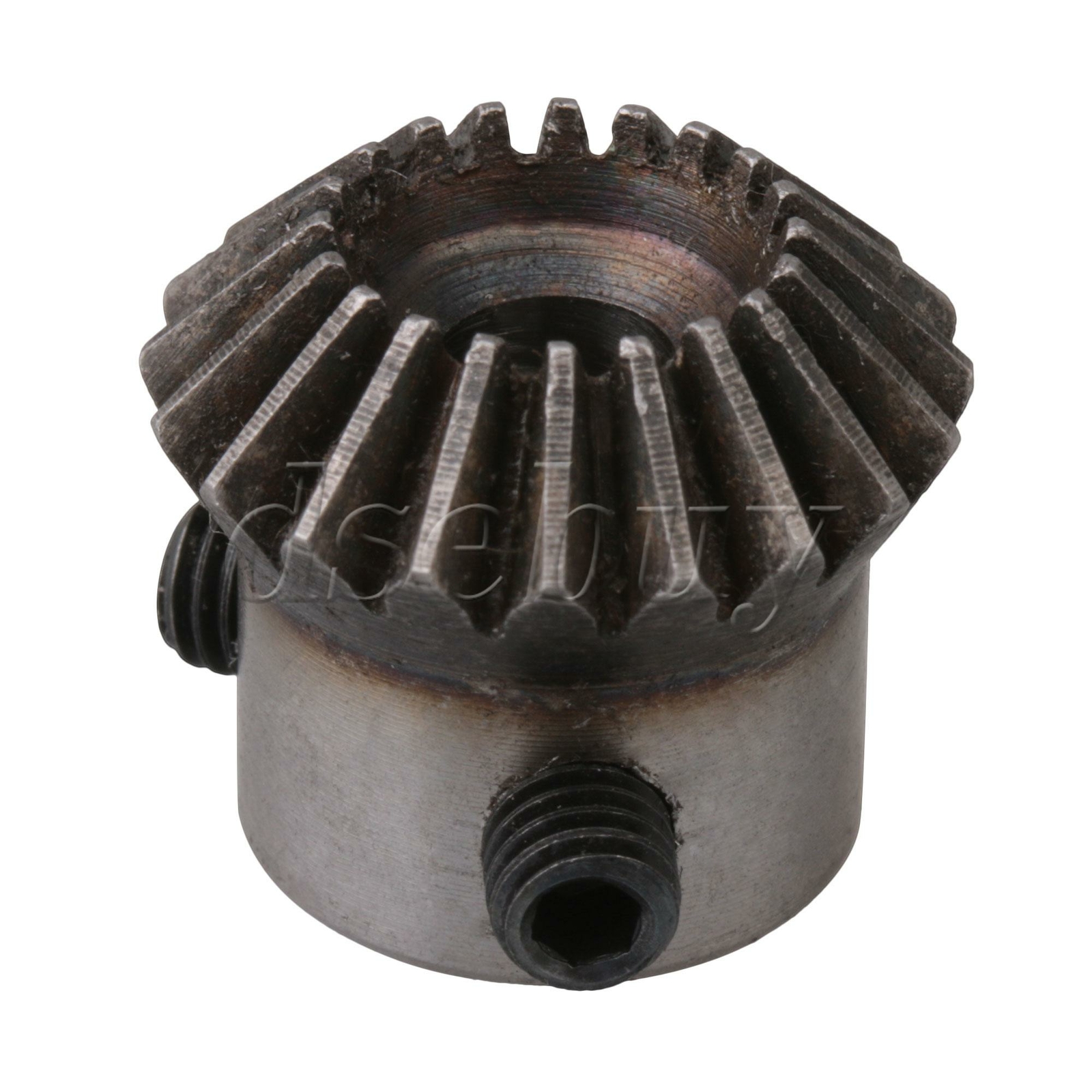 6 Pieces Silver 6mm Hole Diameter 20 Teeth Tapered Bevel Gear Wheel 1 Modulus