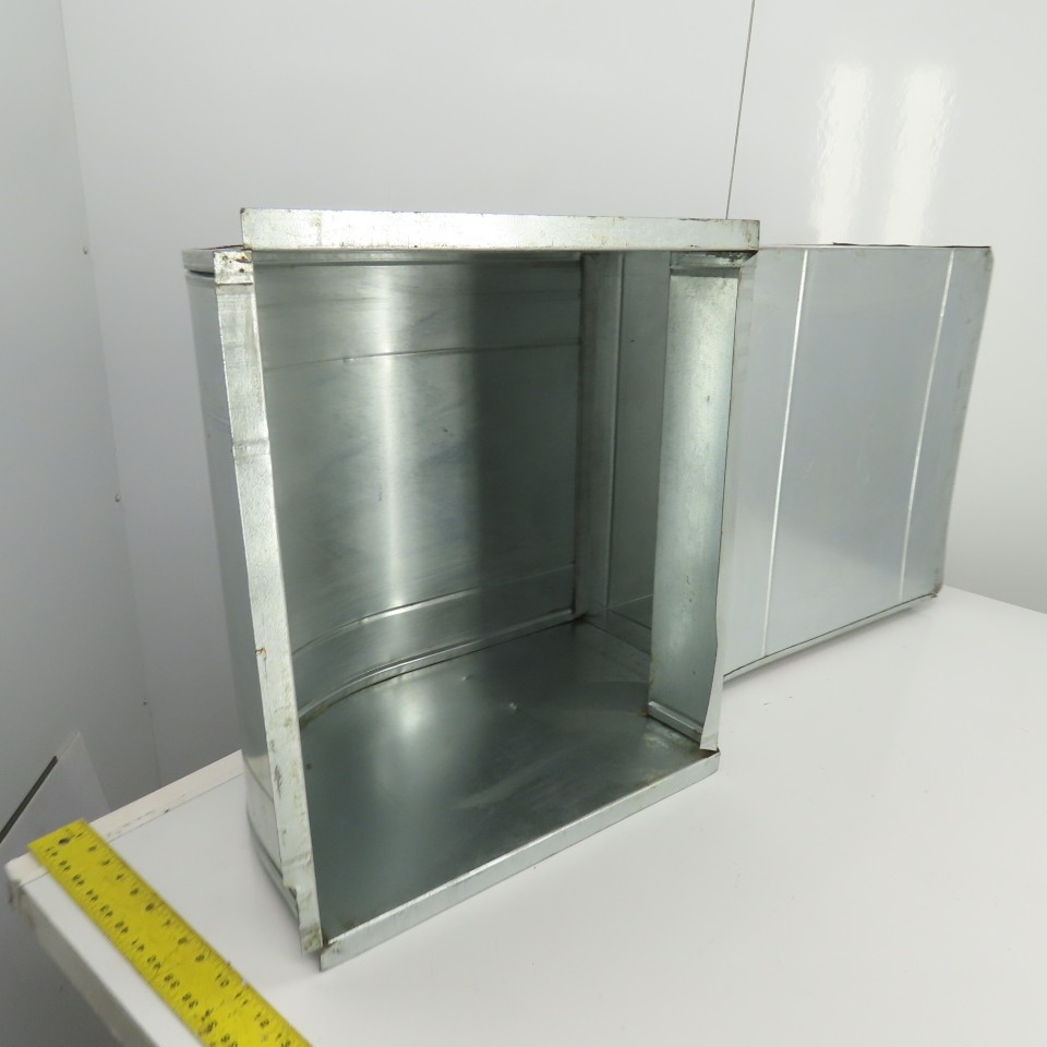 Orland DL #702 20″ x 10″ 24 Gauge Galvanized Air Duct 42″ OAL W/90° Elbow 41″OA