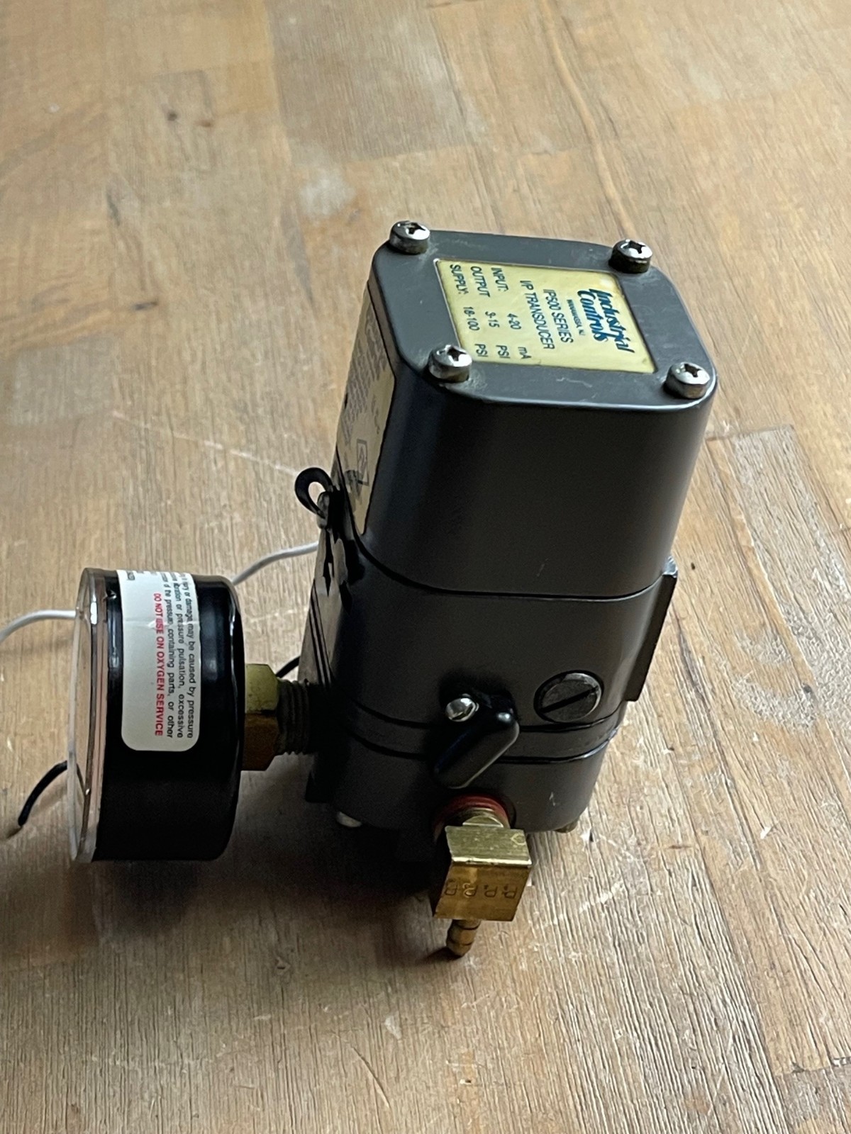 INDUSTRIAL CONTROLS IP500 SERIES I/P TRANSDUCER 18-100PSI INPUT 4-20mA