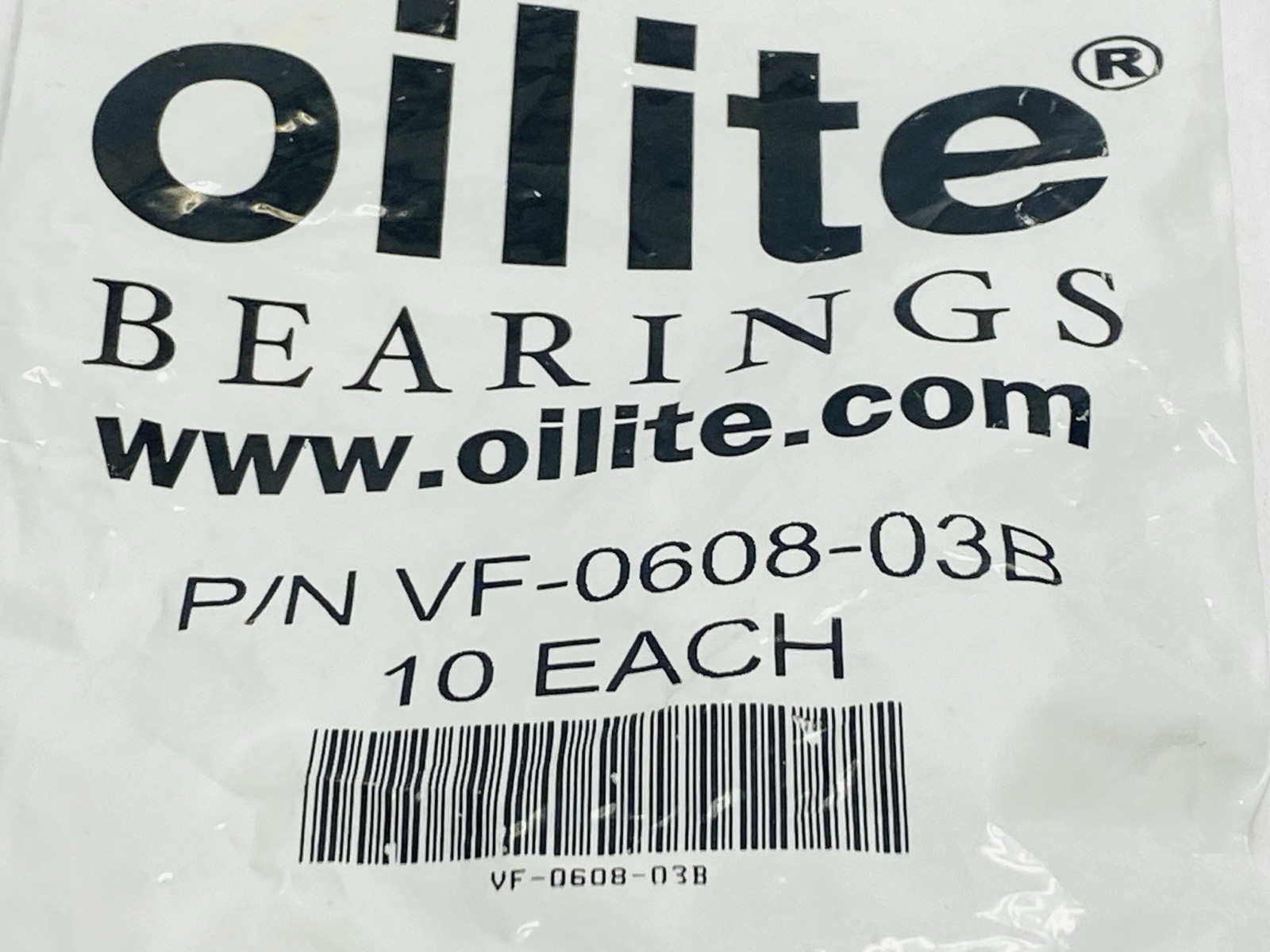 Oilite VF-0608-03B Polymer PTFE Flange PKG OF 10