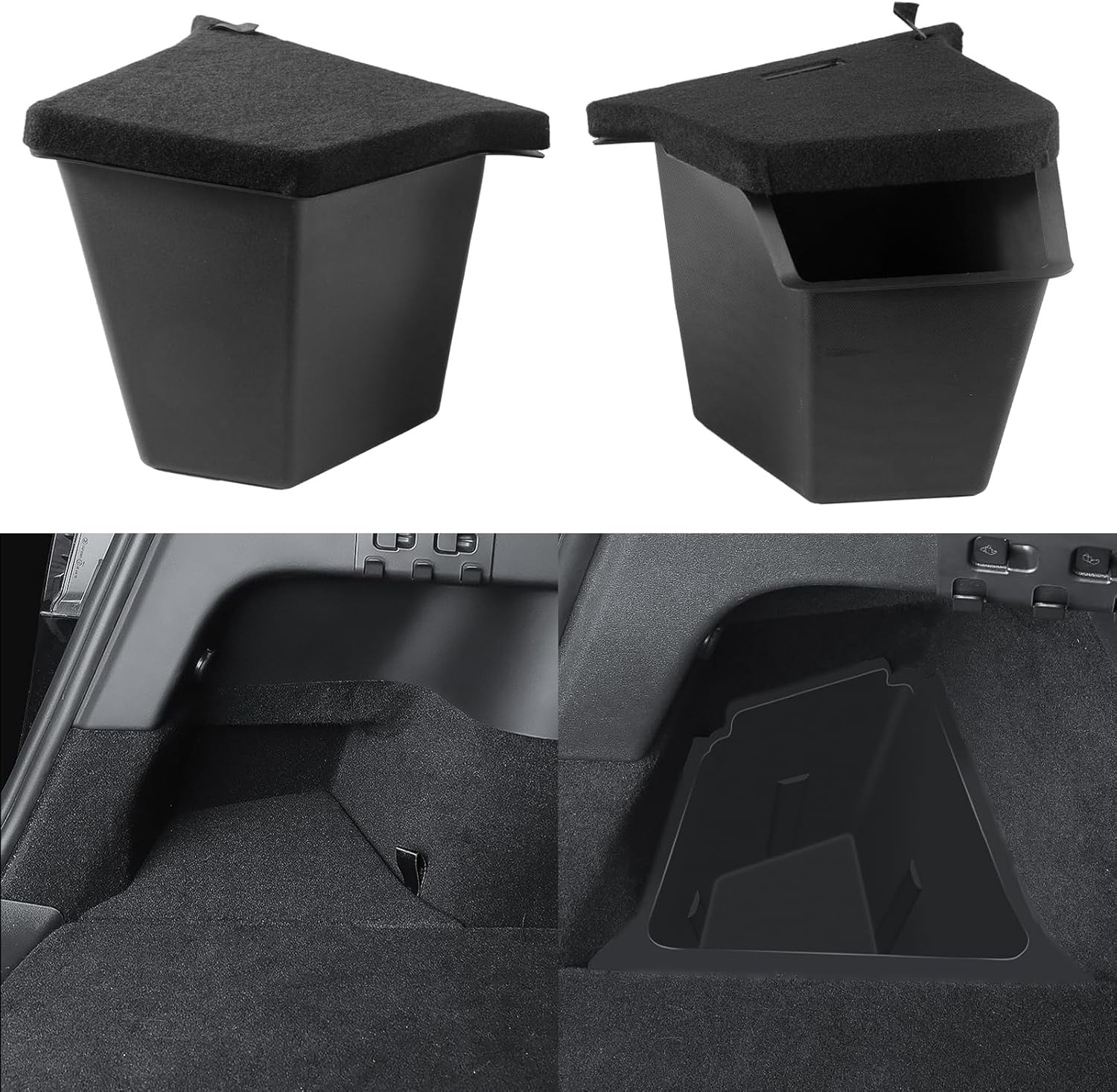 Tesla Model Y Juniper Rear Trunk Storage Bins 2025-2026