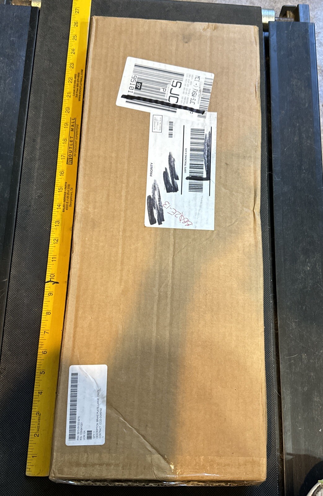 122k641g01 3915 09-000-9216 Brake Plate Large Chute Cc22 Dgm0152