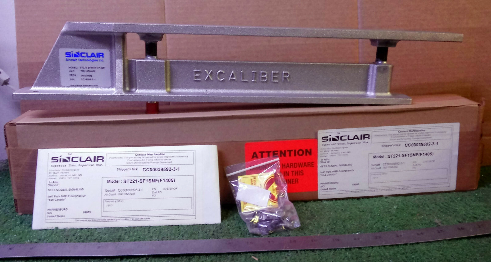 1 NEW SINCLAIR ST221-SF1SNF (F1405) EXCALIBER TRANSIT VHF ANTENNA NIB