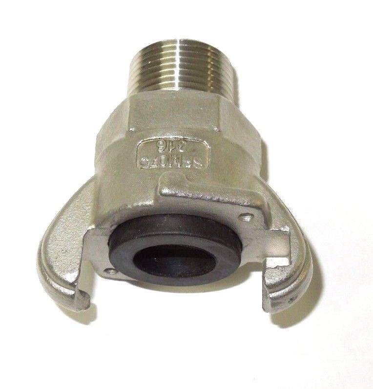 3/4″ Male NPT Universal Crowfoot Coupling Chicago Fitting 316 Stainless SFM075SS