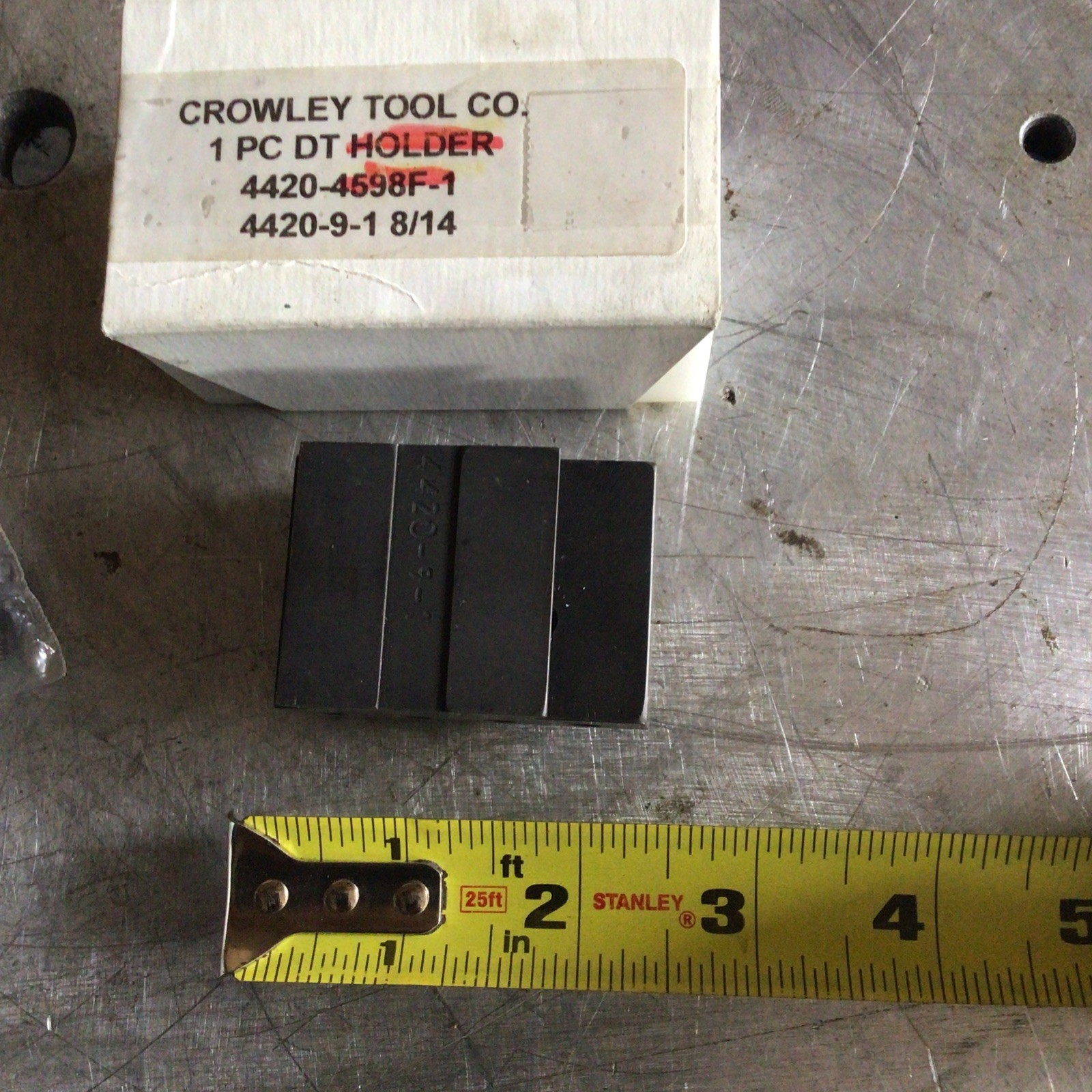 Crowley Modular Tooling 4420-4598f-1 4420-9-1 NOS
