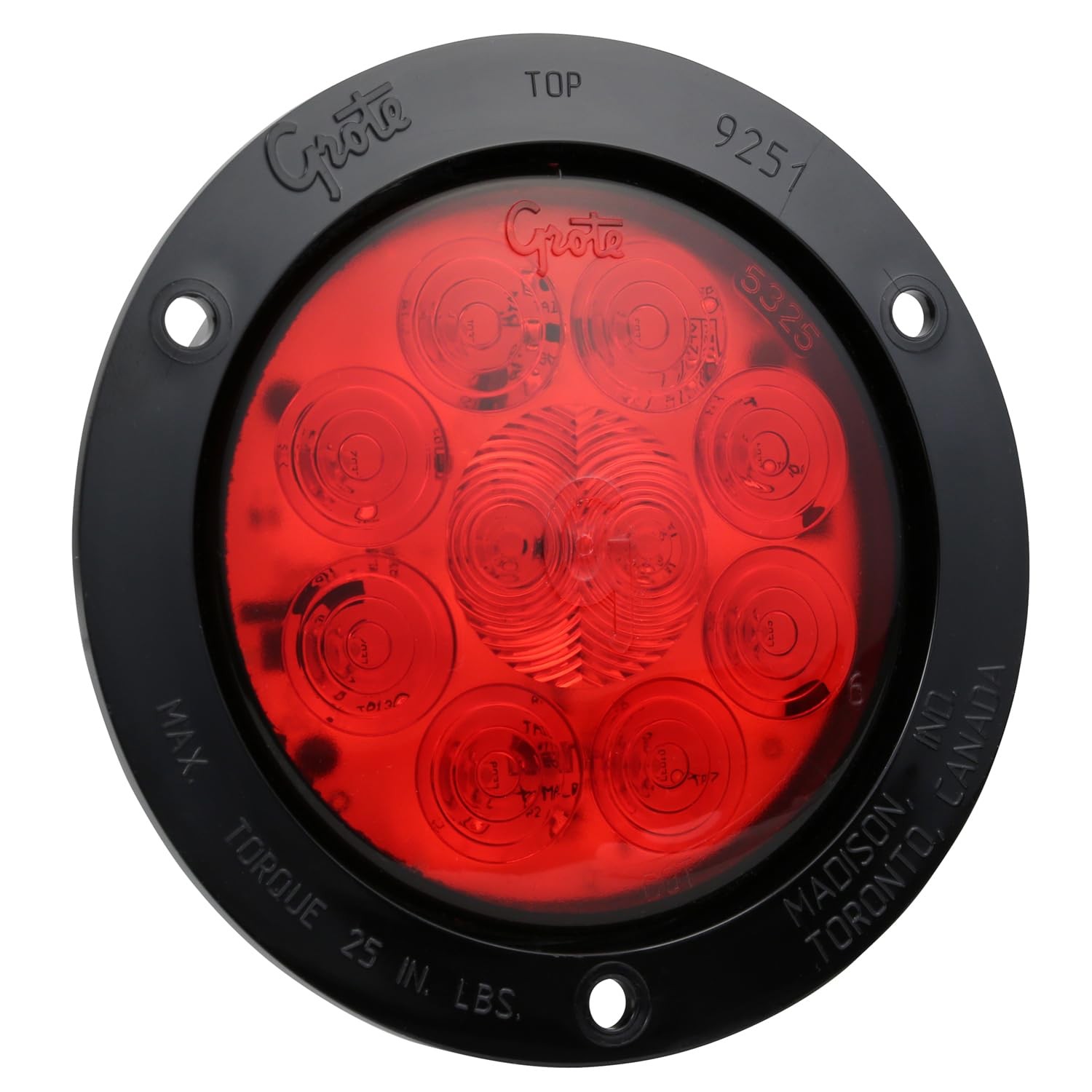 GROTE 53292 10-Diode Pattern Stop/Tail/Turn LED Lamp