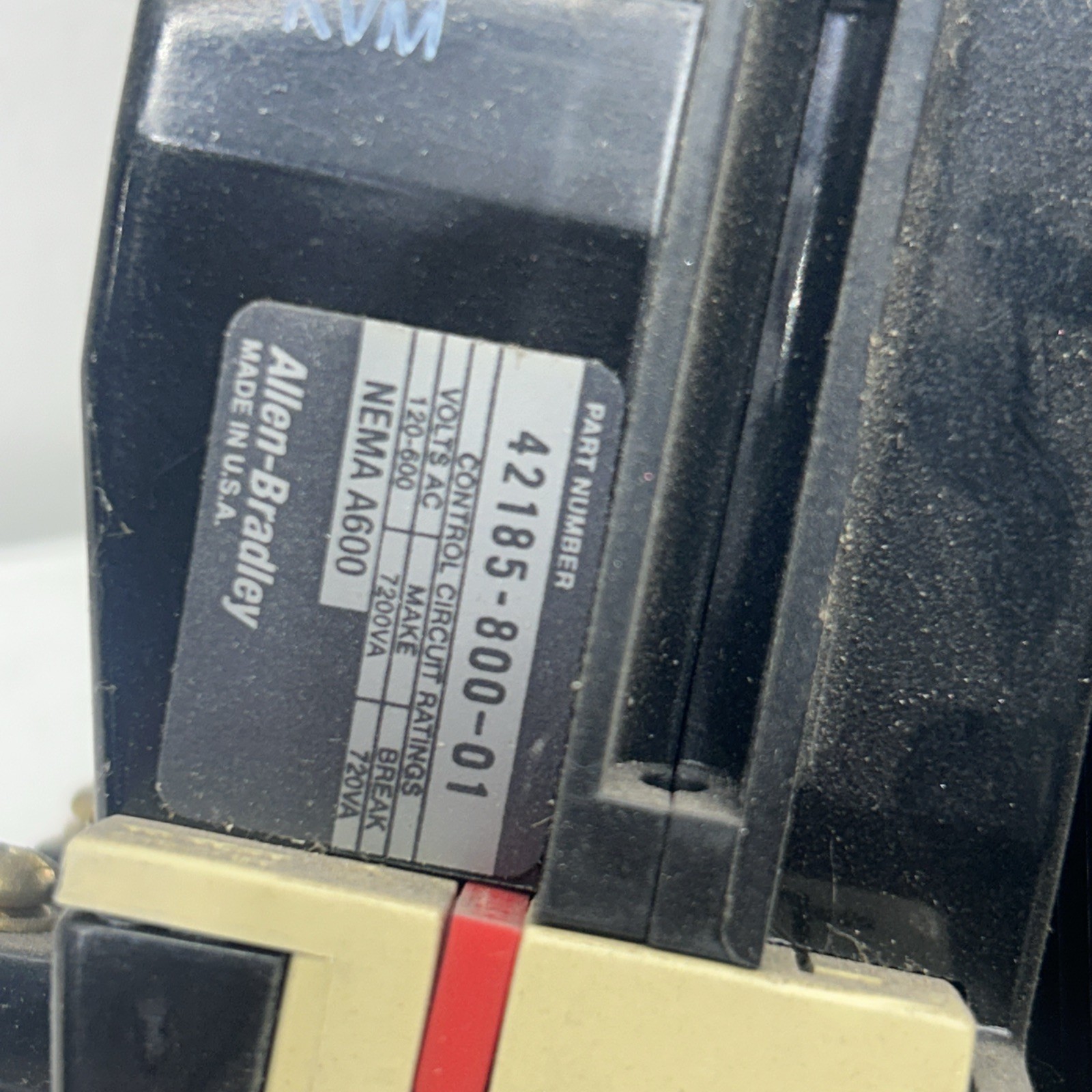 Allen Bradley 500L-BOD92 Lighting Contactor With 42185-800-01 Reset
