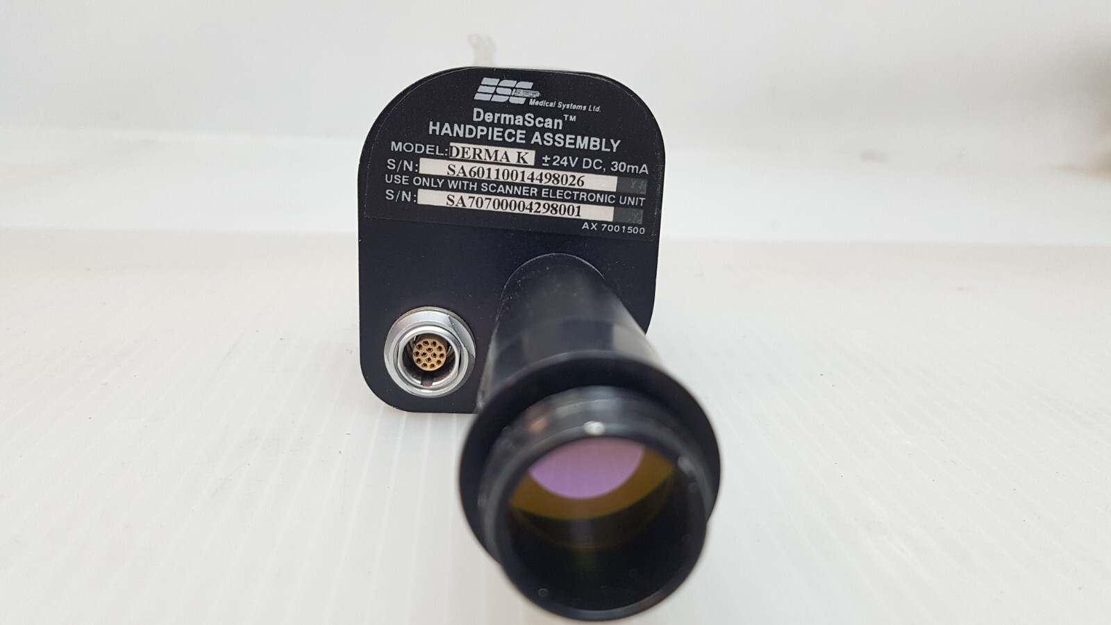 LUMENIS DermaScan HANDPIECE ASSEMBLY DERMAK