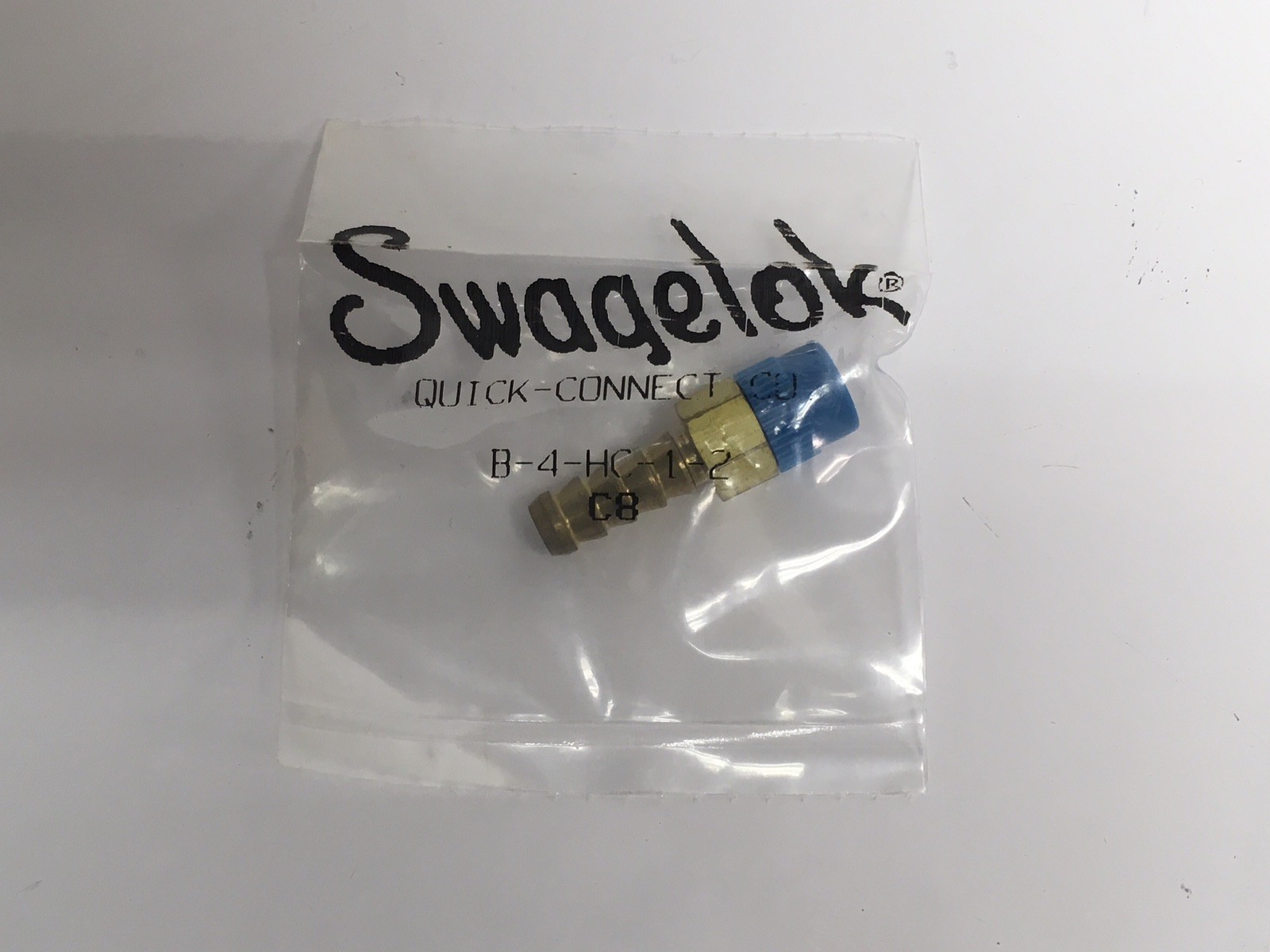 10 NEW Swagelok B-4-HC-1-2 Brass Connector 1/8 in Male NPT to 1/4 in Hose Barb