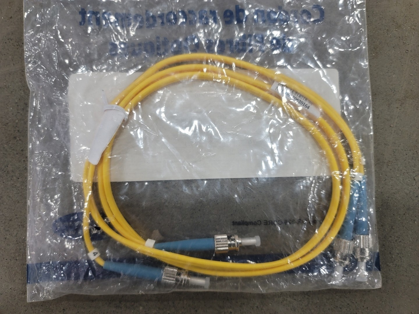 Wirewerks PC-1A-STBSTB-001 1M Fiber Optic Patch Cord Cable – Wire & Cable