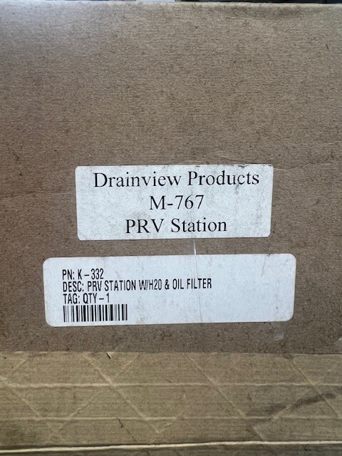 K-332 (M-767) PRV STATION W/H20 & OIL FILTER