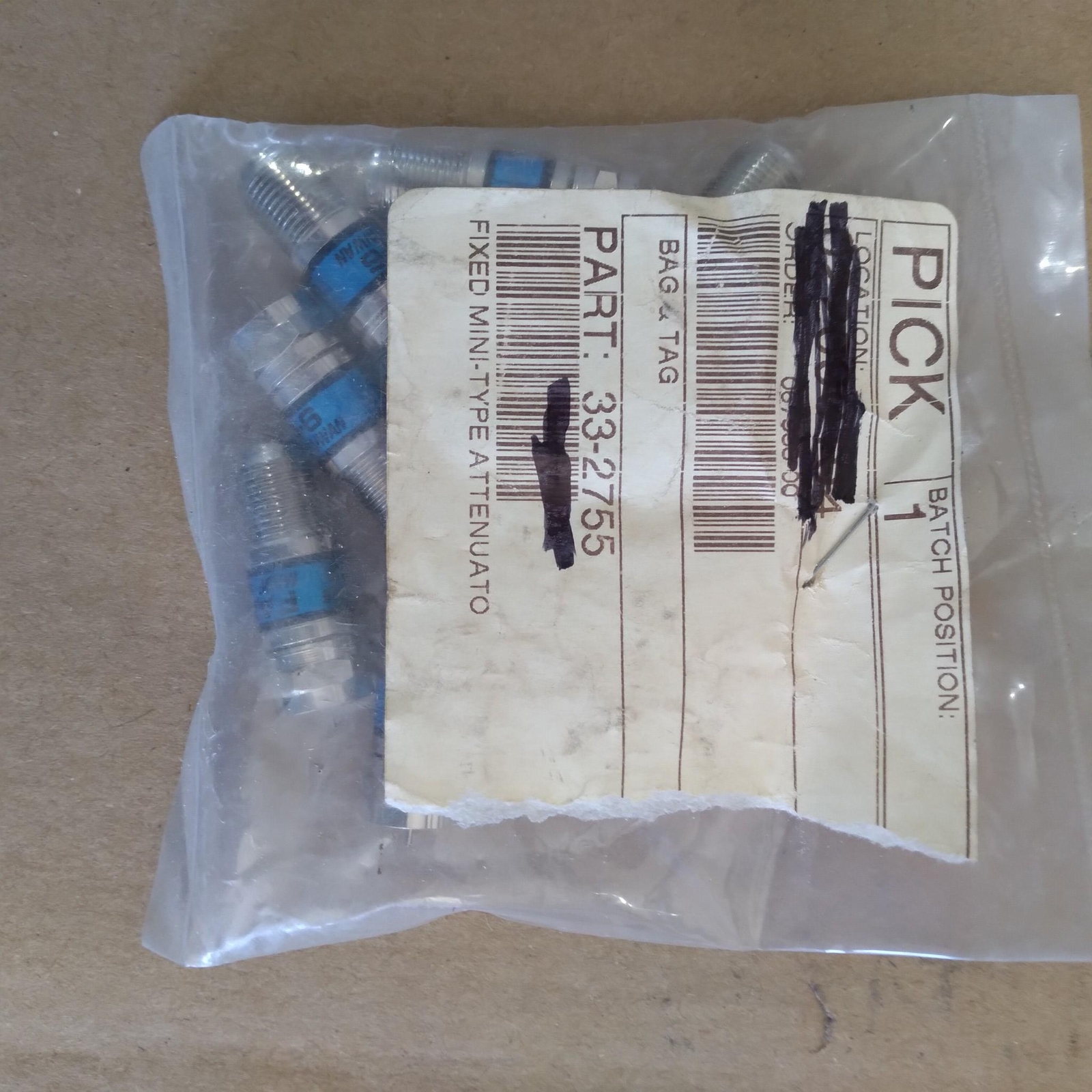 FIXED MINI-TYPE ATTENUATO 33-2755 1/order!