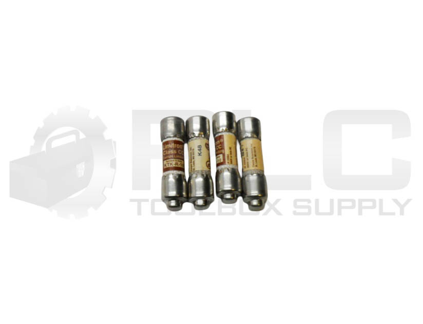 LOT OF 4 NEW BUSSMANN KTK-R-10 CURRENT LIMITING FUSE 10A 600VAC