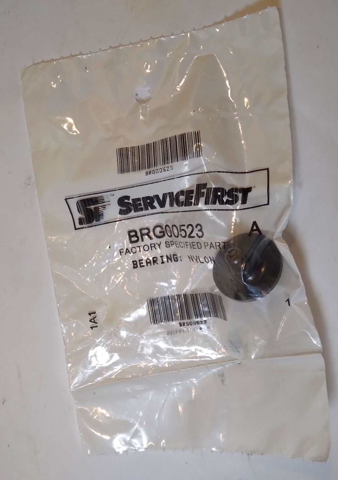 1 NEW SERVICE FIRST BRG00523 BEARING: NYLON NNB ***MAKE OFFER***