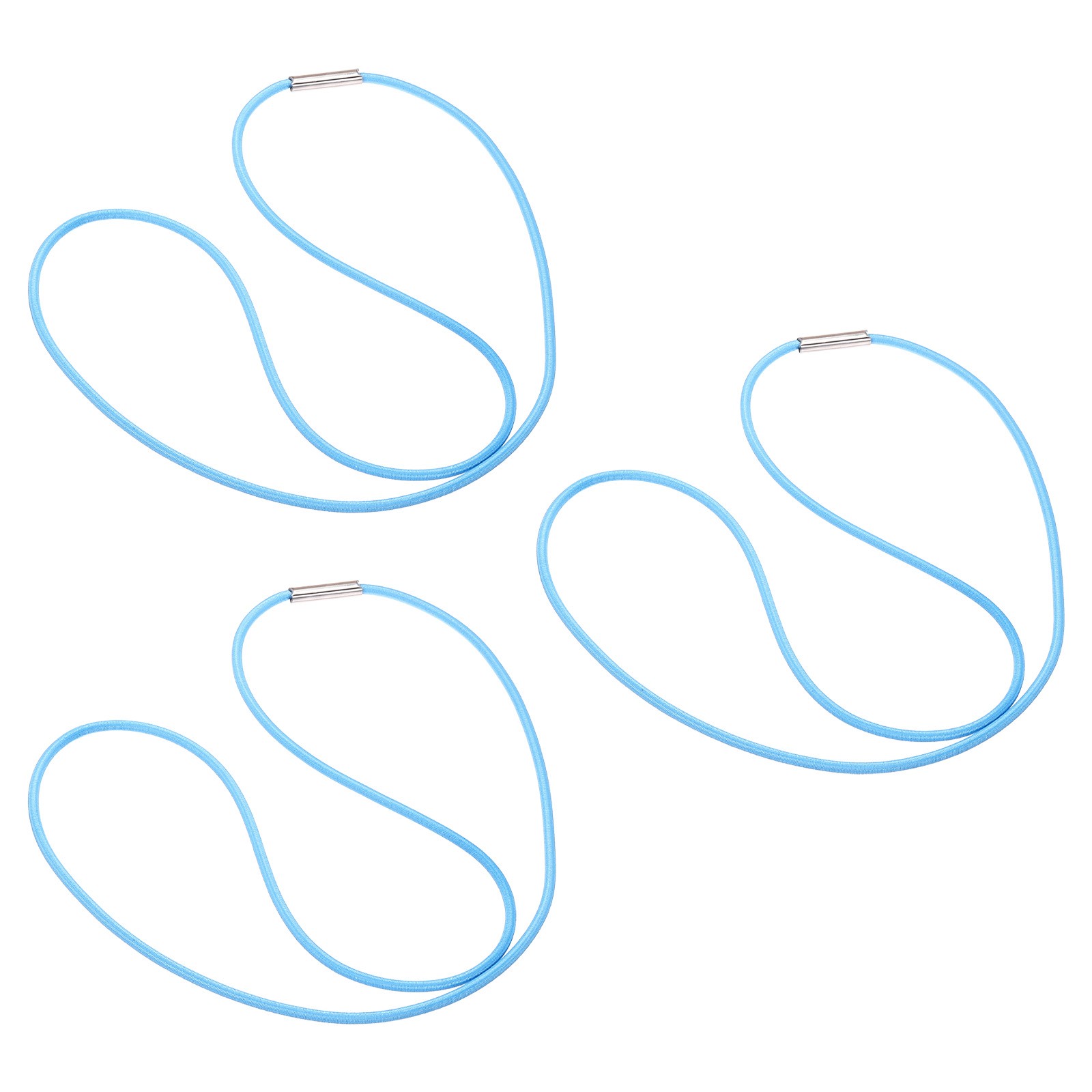 3Pcs Trash Can Rubber Bands, Fits 13-30 Gallon Trash Can 27″, Sky Blue