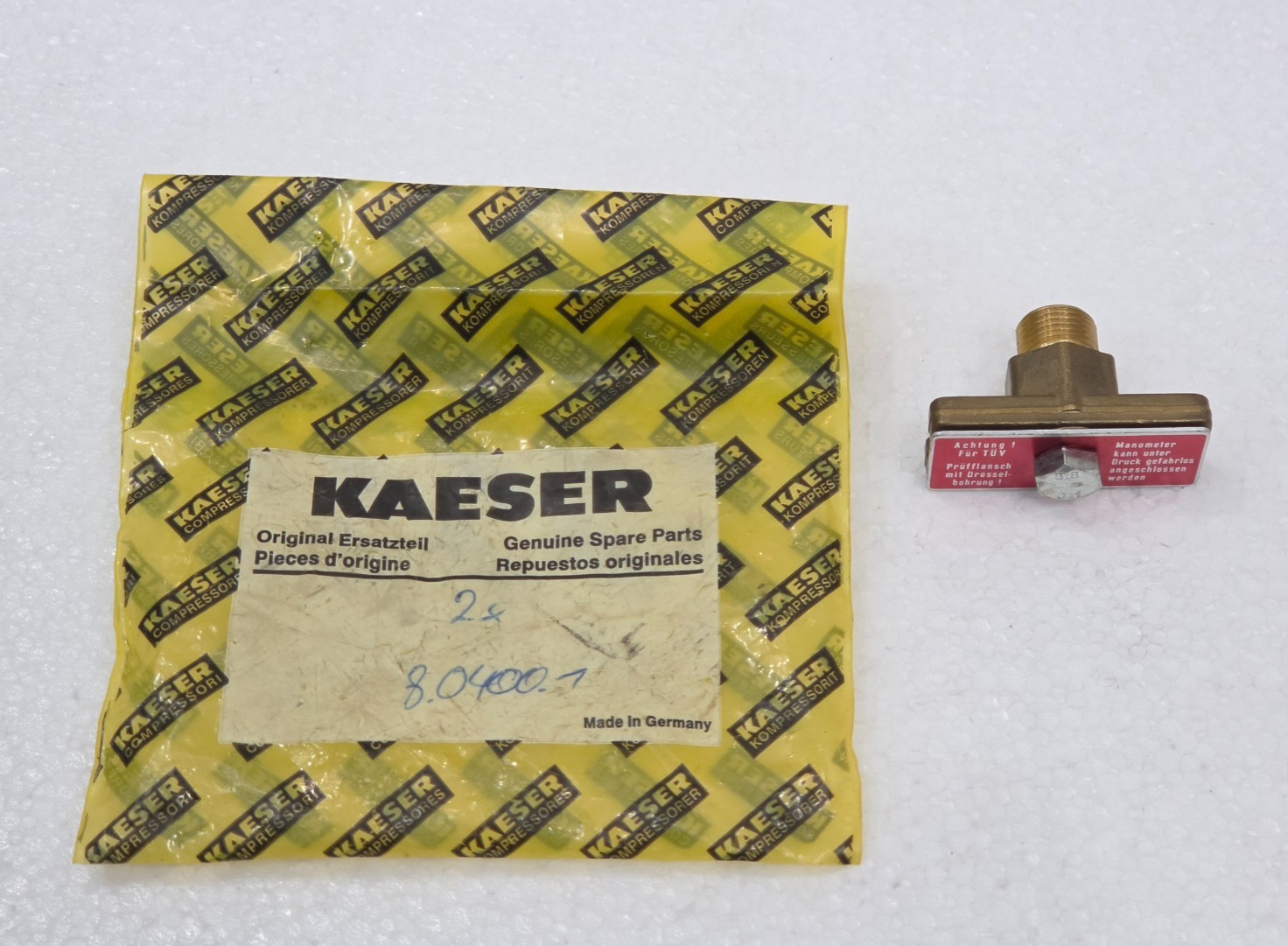 KAESER CUZN40PB2 SOLENOID VALVE DN1,2 PN40