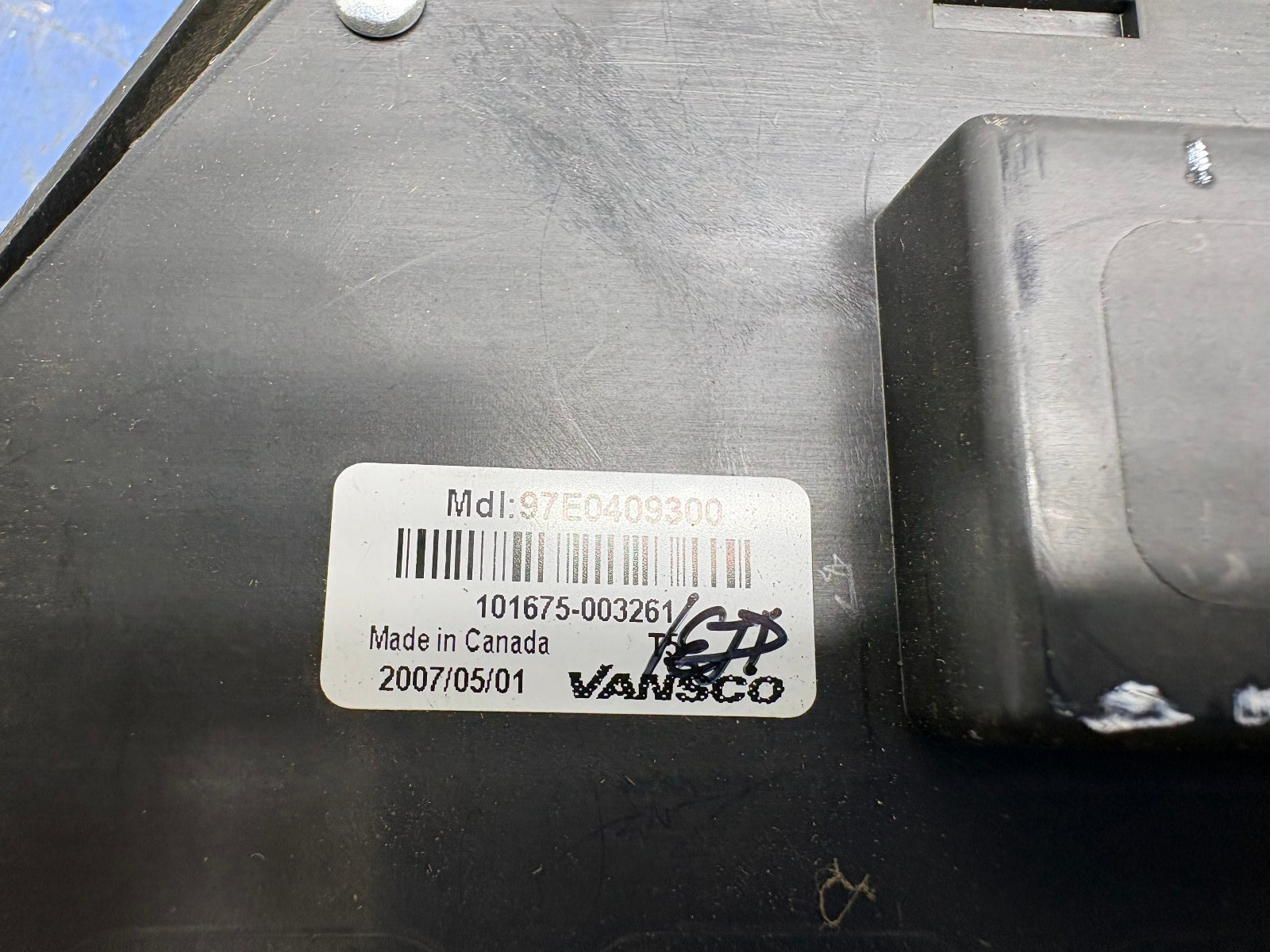 CATERPILLAR FORKLIFT MODEL E3500-AC VANSCO 97E0409300 OPERATOR CONTROL DISPLAY