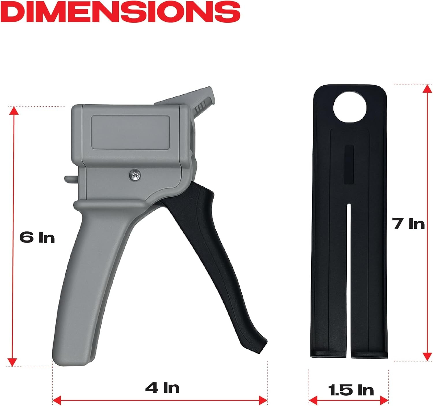 50ml AB Epoxy Glue Gun 1:1 Ratio – Manual Dual Cartridge Adhesive Dispenser