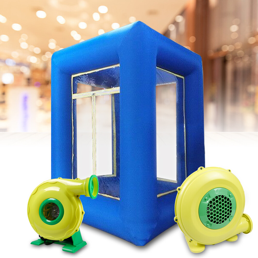 9ft/2.5m Inflatable Cash Cube Machine Money Machine Booth w/Blower for Promotion