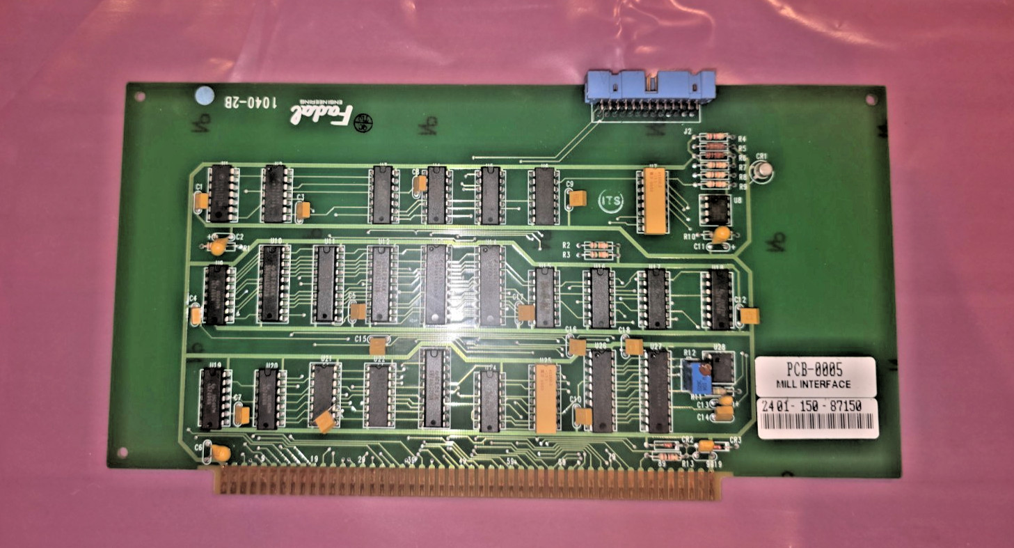 FADAL CIRCUIT BOARD 1040-2B PCB-0005 Mill Interface Free Ship & Warranty