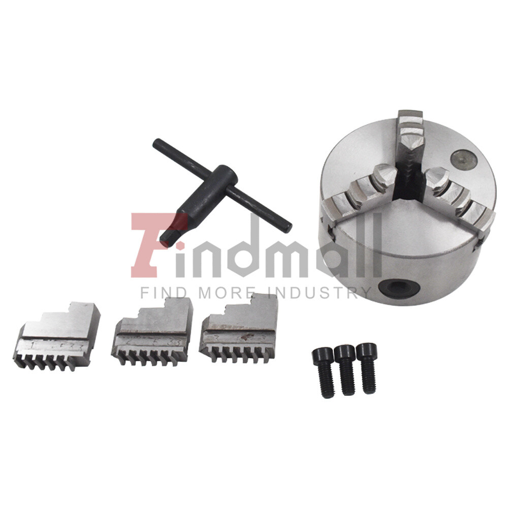 4″ 3 Jaw K11-100 Self Centering Lathe Chuck For CNC Drilling Milling Machine