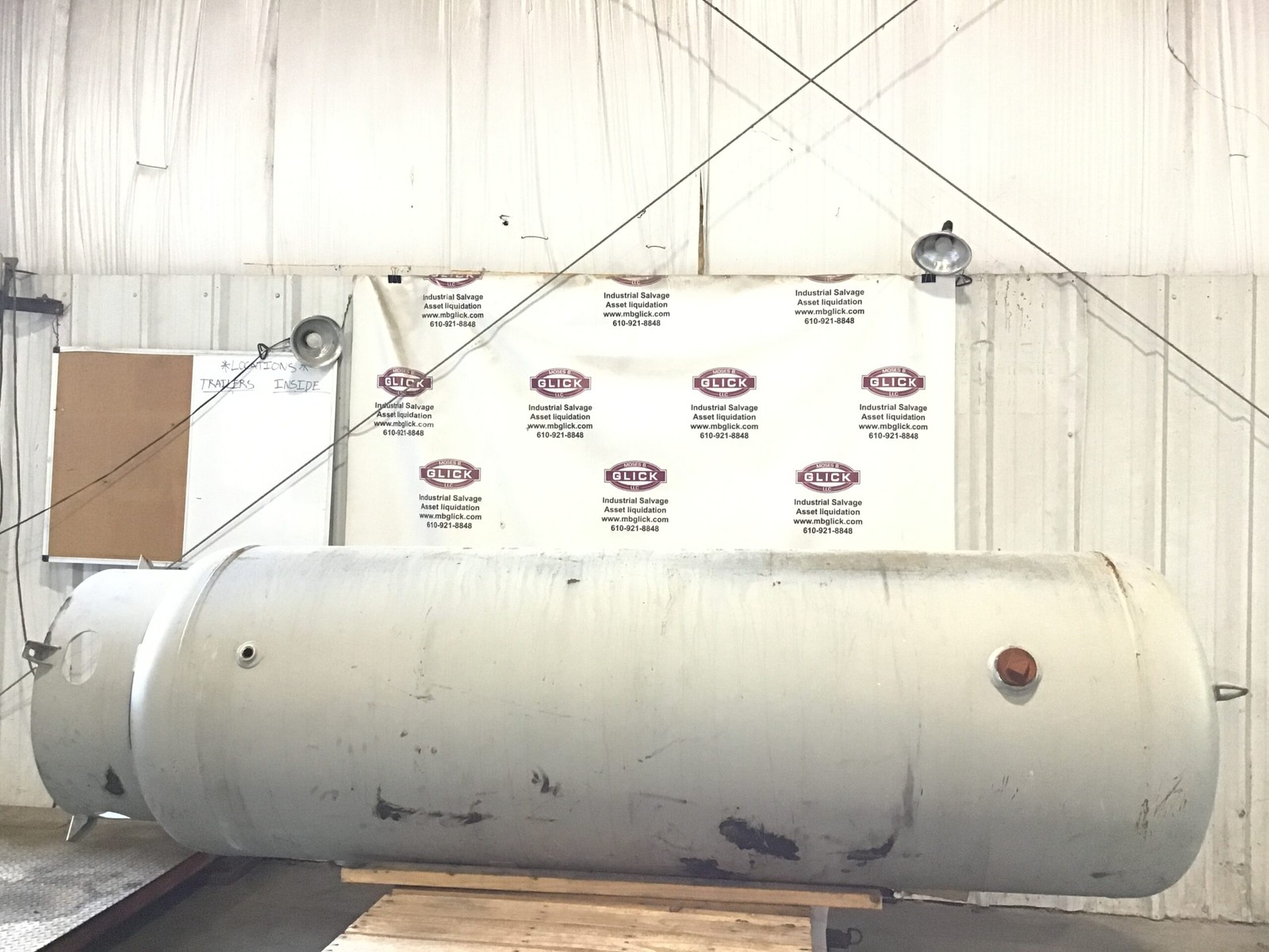 Samuel A10129 500-Gallon Vertical Compressed Air Receiver Tank (165 PSI, 2019)