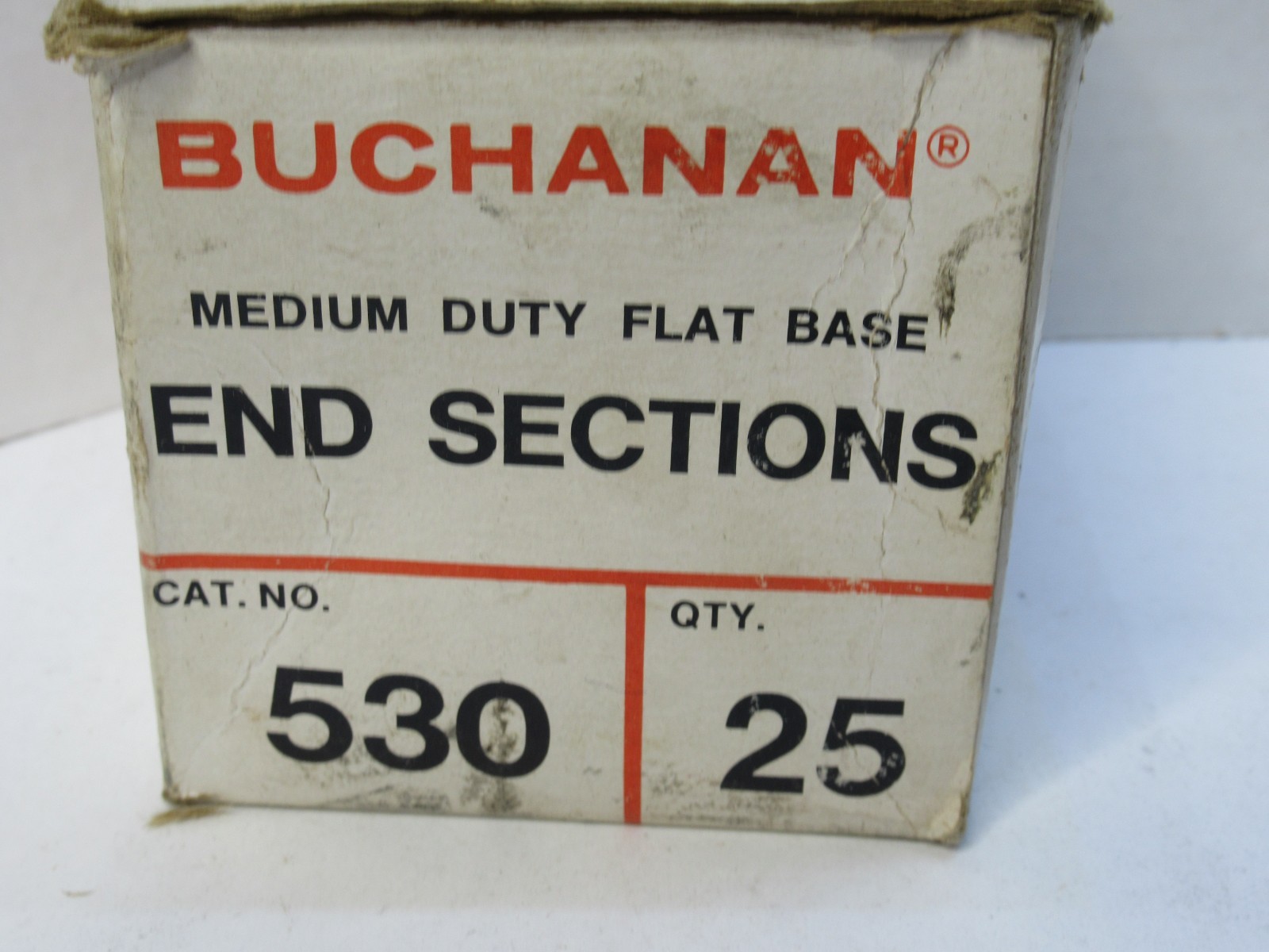 Buchanan 530 Medium Duty Flay Base End Sections (New – Box of 25)