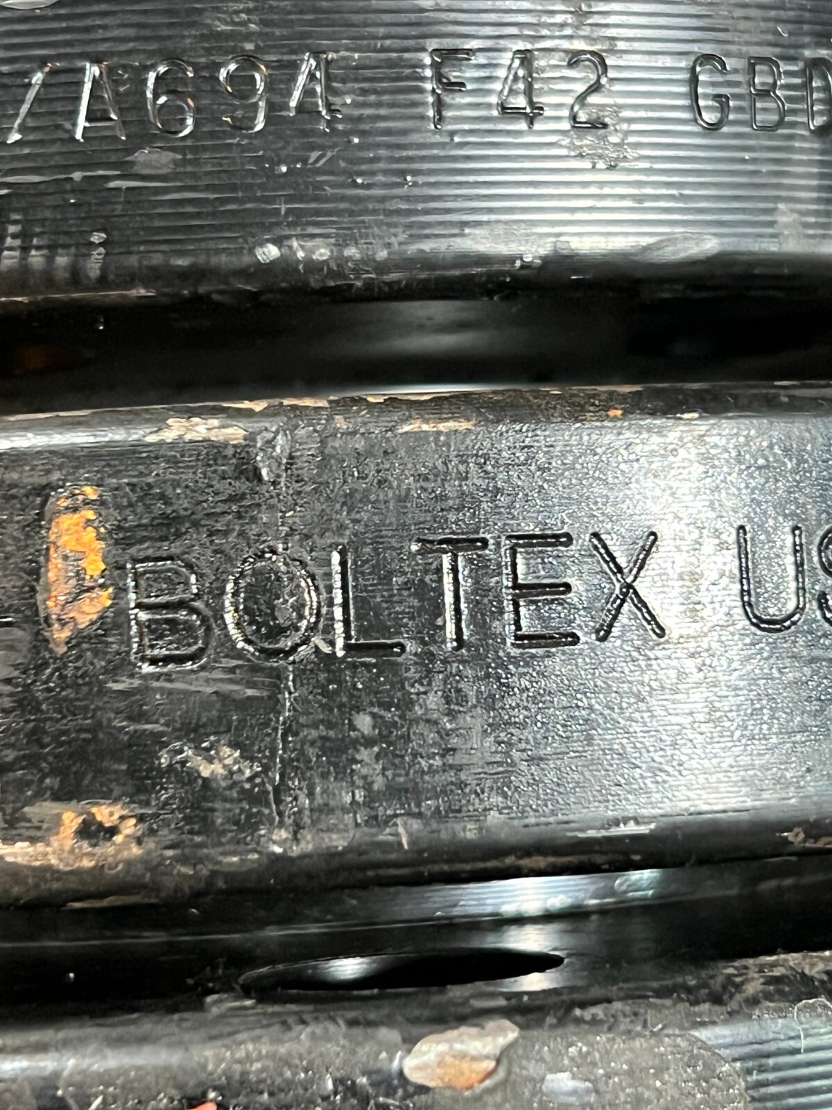 (QTY 3) Boltex Galvanized Blind Flange 8″ x 5″ B16 3 600 A7SA-105-N/A694 F42 GBD