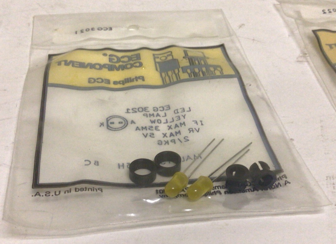 NEW, (ASSORTED LOT) ECG COMPONENT ECG123A, ECG137A, ECG3021, ECG3022, FREE SHIP