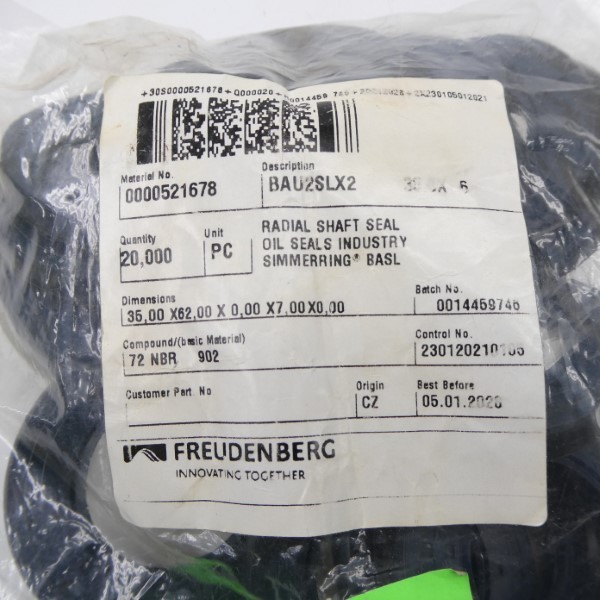 FREUDENBERG BAU2SLX2 (PKG OF 15) NSMP