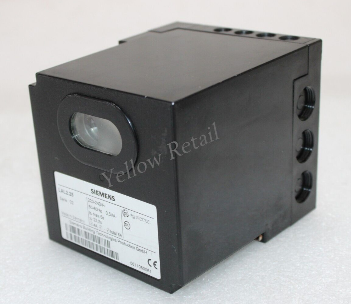 SIEMENS LAL2.25 OIL BURNER CONTROLLER 220-240V 50/60Hz LAL225