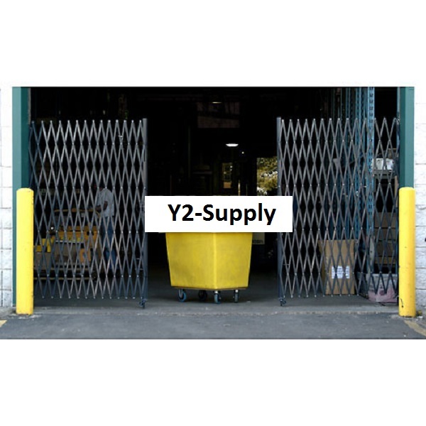 NEW! Double Folding Security Gate 12′ X 8′!!