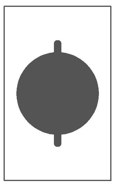 Mulberry 97221 Standard Receptacle Wallplate 30/50A 1G SAT-SS .030