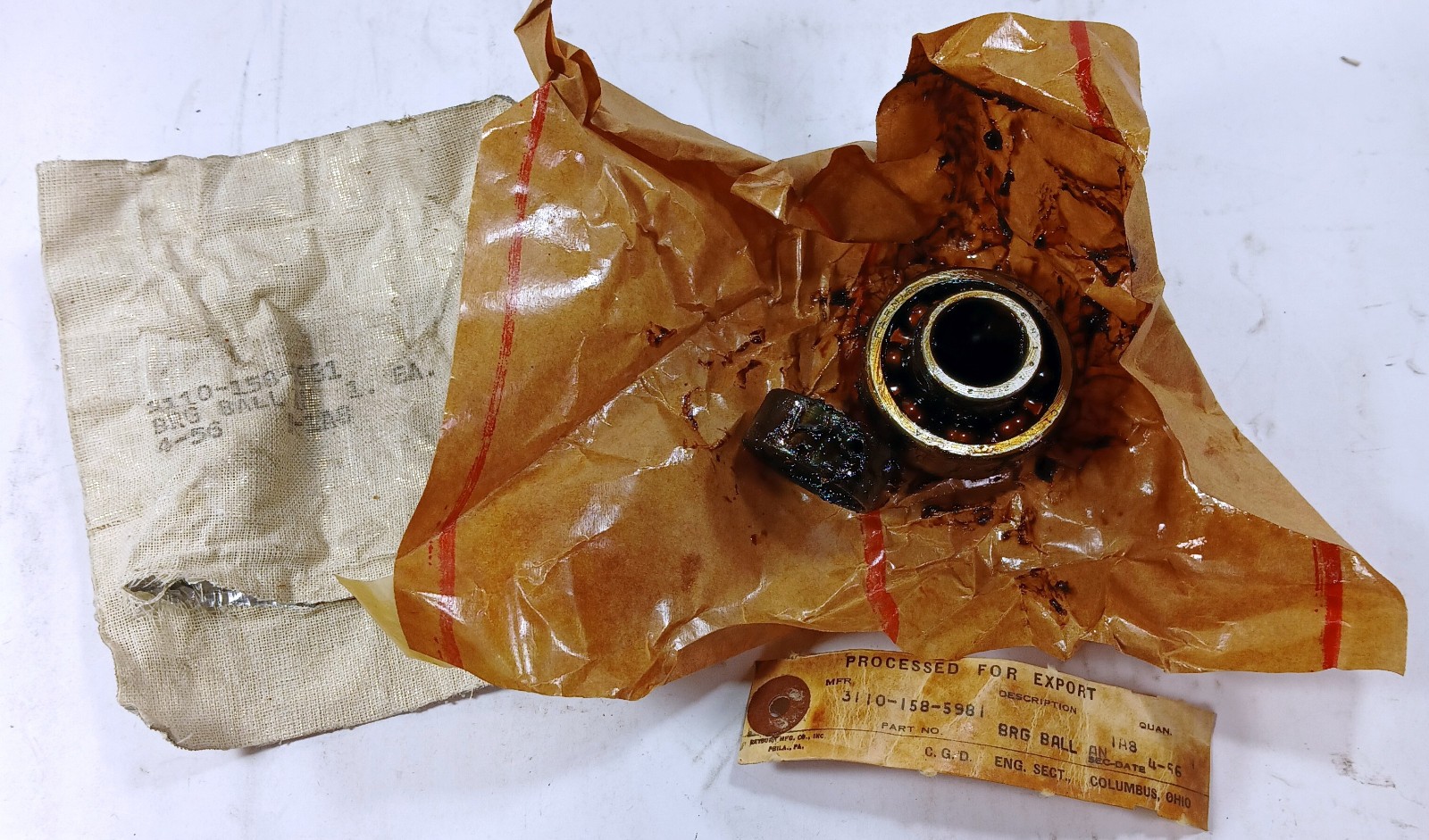 1 NEW FAFNIR SM-10 12-KA/ 3110-158-5981 BALL BEARING NNB ***MAKE OFFER***