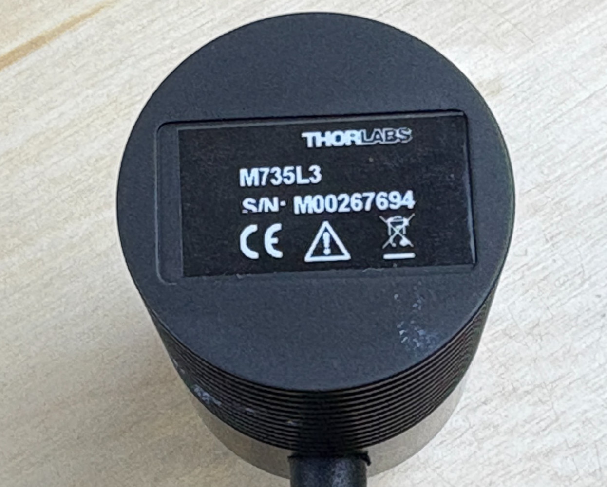 THORLABS M735L3 Mounted LED, R (735 nm) 1200 mA, 260 mW (Min)