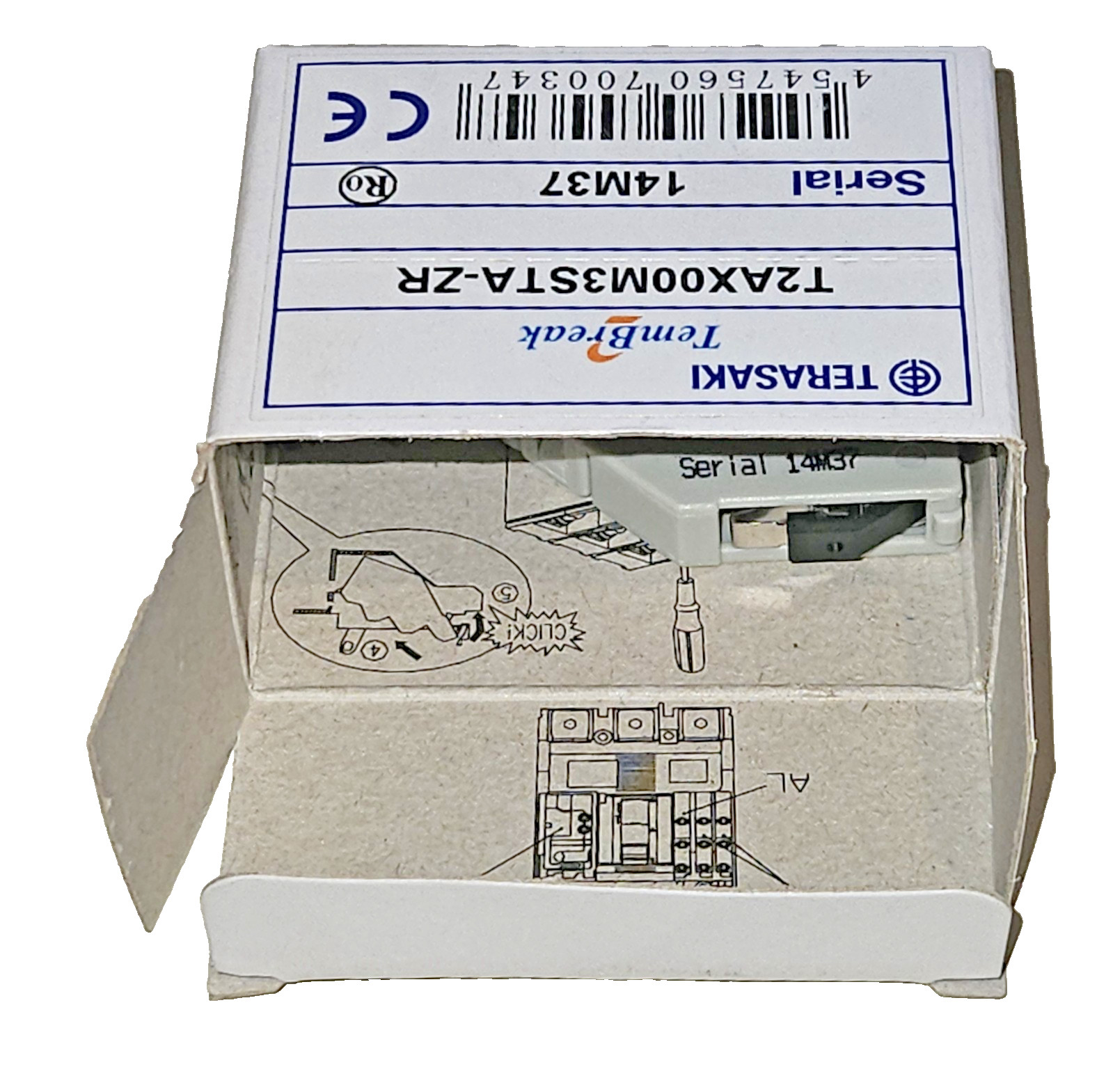 Terasaki TemBreak PRO Auxiliary Switch for B Model – 1 CO Contact (Changeover)