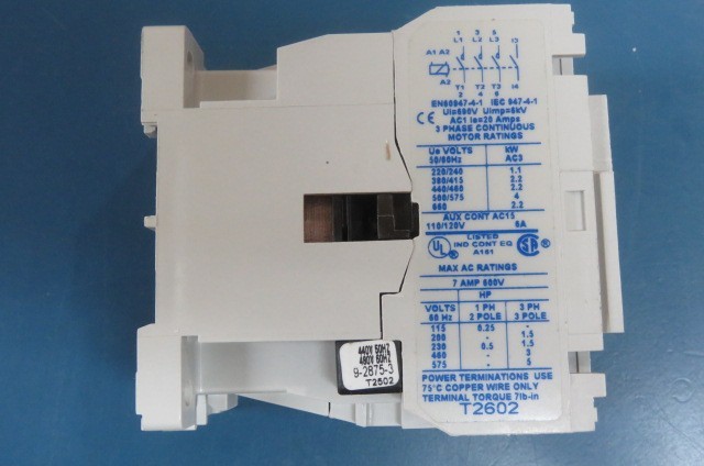 CUTLER CE15ANS3CB Qty of 1 per Lot CONTACTOR: SERIES B1 – Size A 3 POLE OPEN