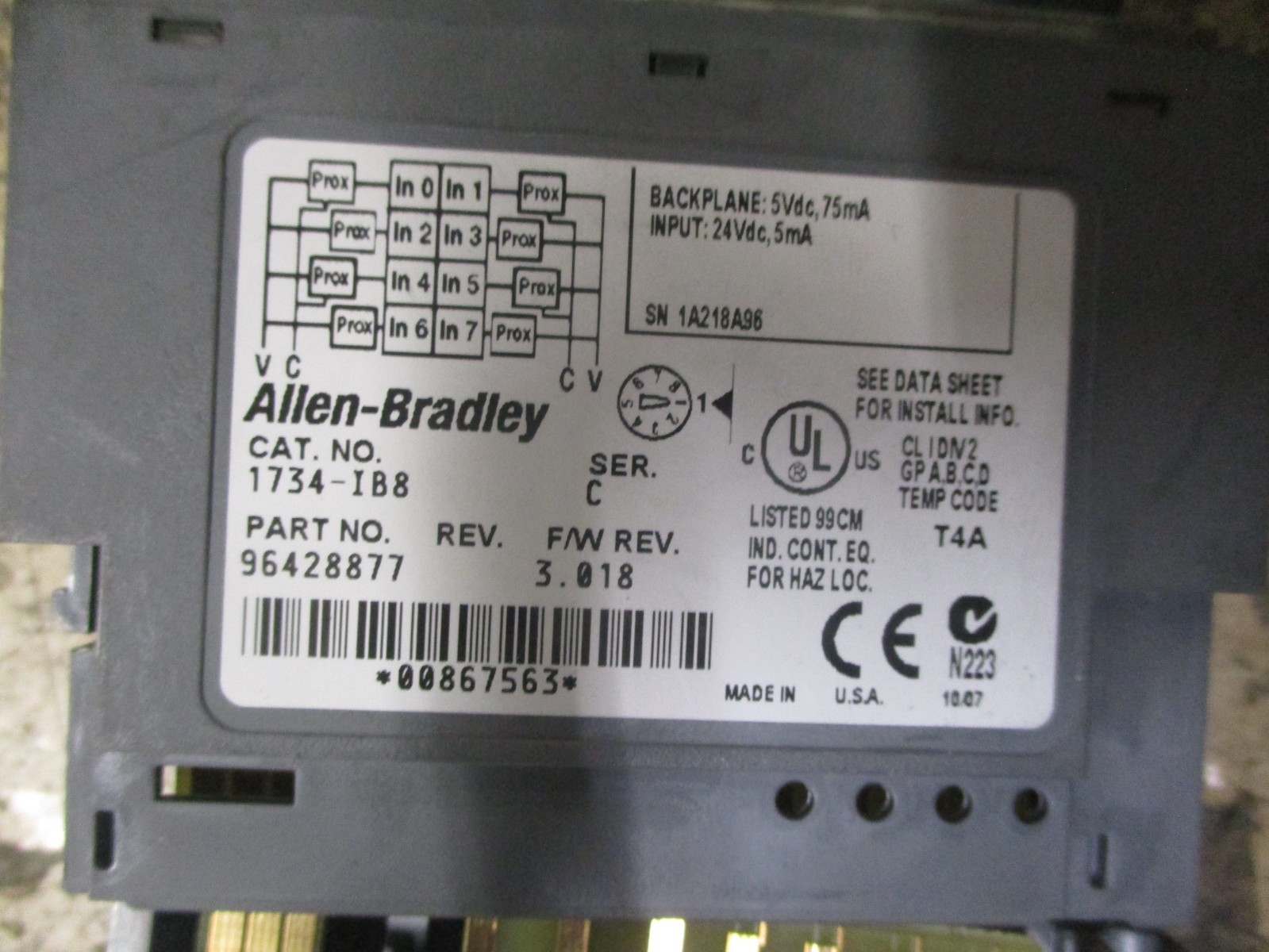 Allen Bradley 1734-IB4 1734-0B4E 1734-OB4 PLC Module ****Lot Fully Tested***