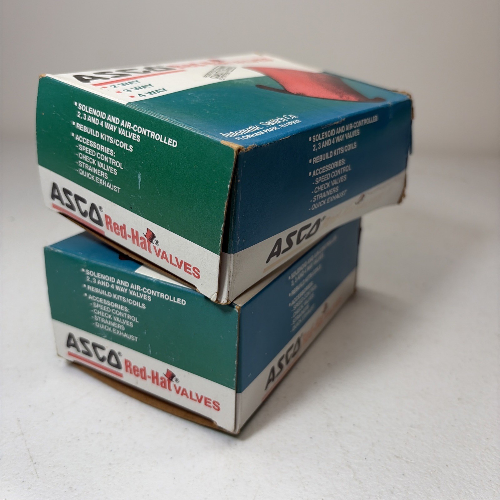 (2) ASCO Red Hat 120V SOLENOID VALVE COIL MP-C-011 099257-001-D 120/60 110/50 FT