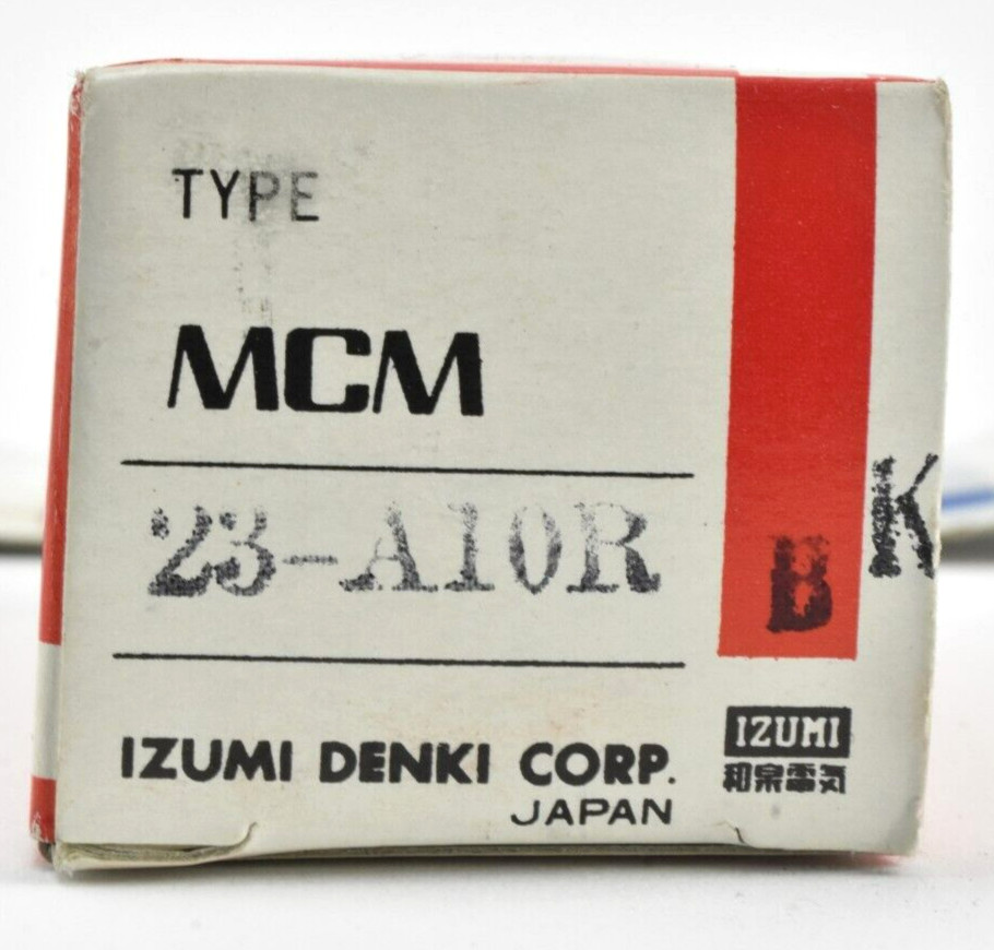 NOS – Izumi MCM 23-A10R Push Button w/MCM23 Control Light Screen Covers