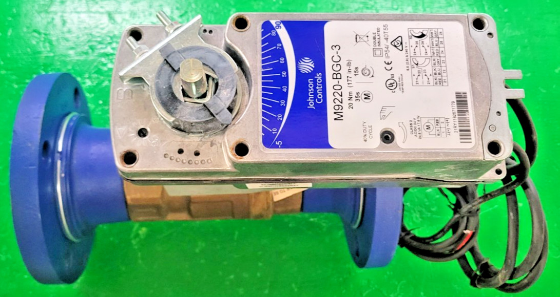 6️⃣ JOHNSON CONTROLS VG12 SERIES 3″ 150 BALL VALVE PESSCO OFFER 1 G021726-4-5 🗽