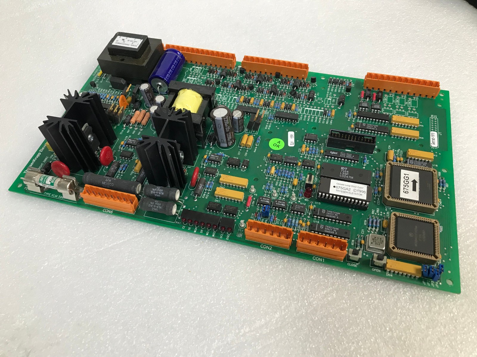ThyssenKrupp Elevator 6300GE4 Rev. F, G Electronic Door Board