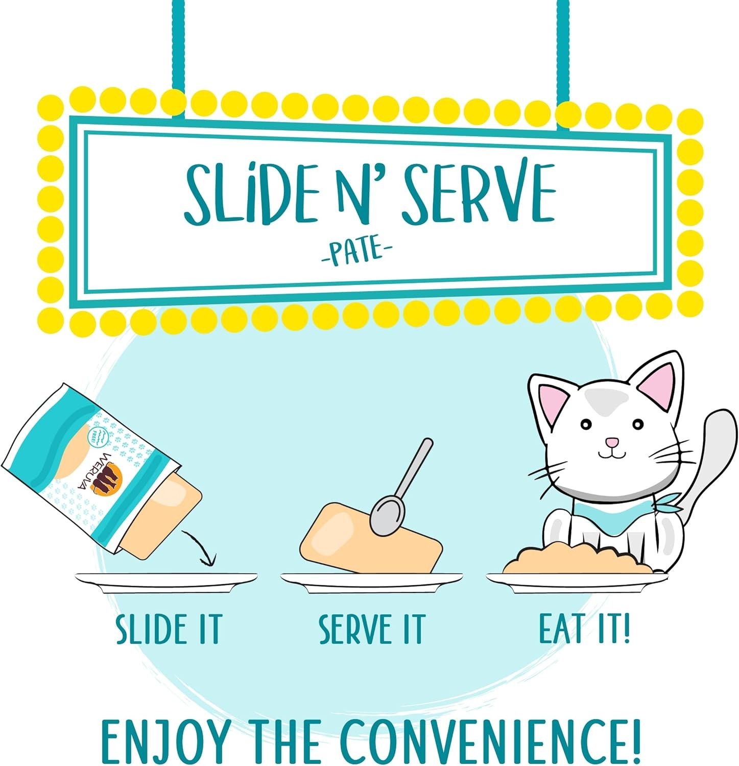 Weruva Slide N’ Serve The Showcase Chowdown Wet Cat Food – Variety Pack, 32 ct