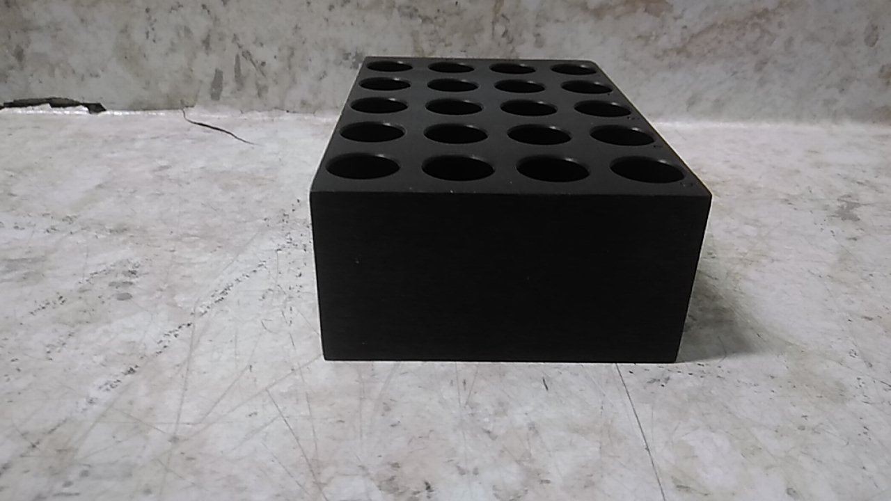 Glas-Col R34 563 15 or 16mm Vial 20 Hole Heater Block