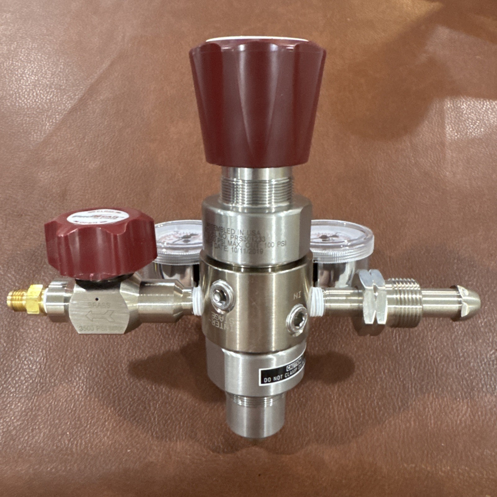 PROSTAR Platinum PRS301233 High Purity Dual Stage Pressure Regulator