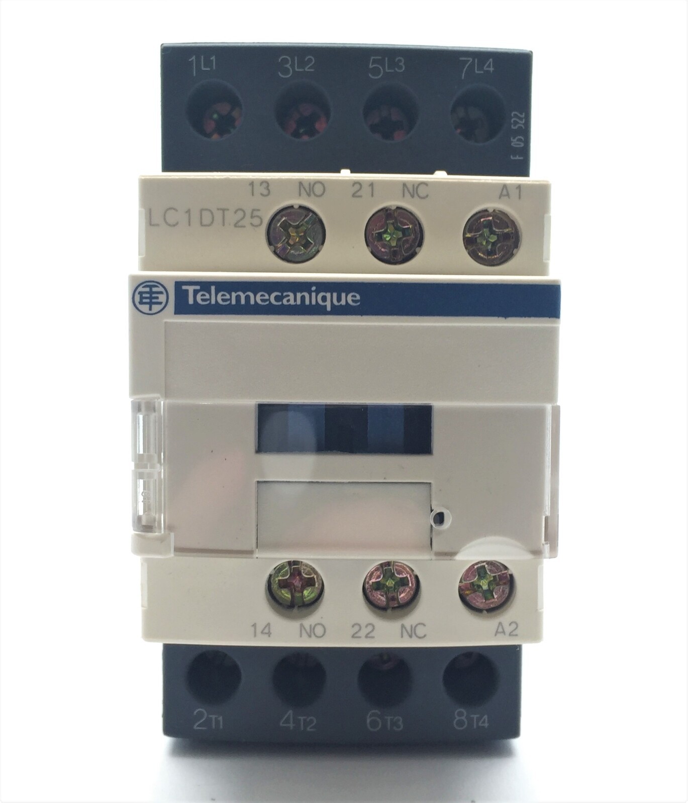 Square D LC1 DT25U7 Contactor 25A 4P 5,6kW 400V 7,5HP/480V 230V 50Hz Coil 057768