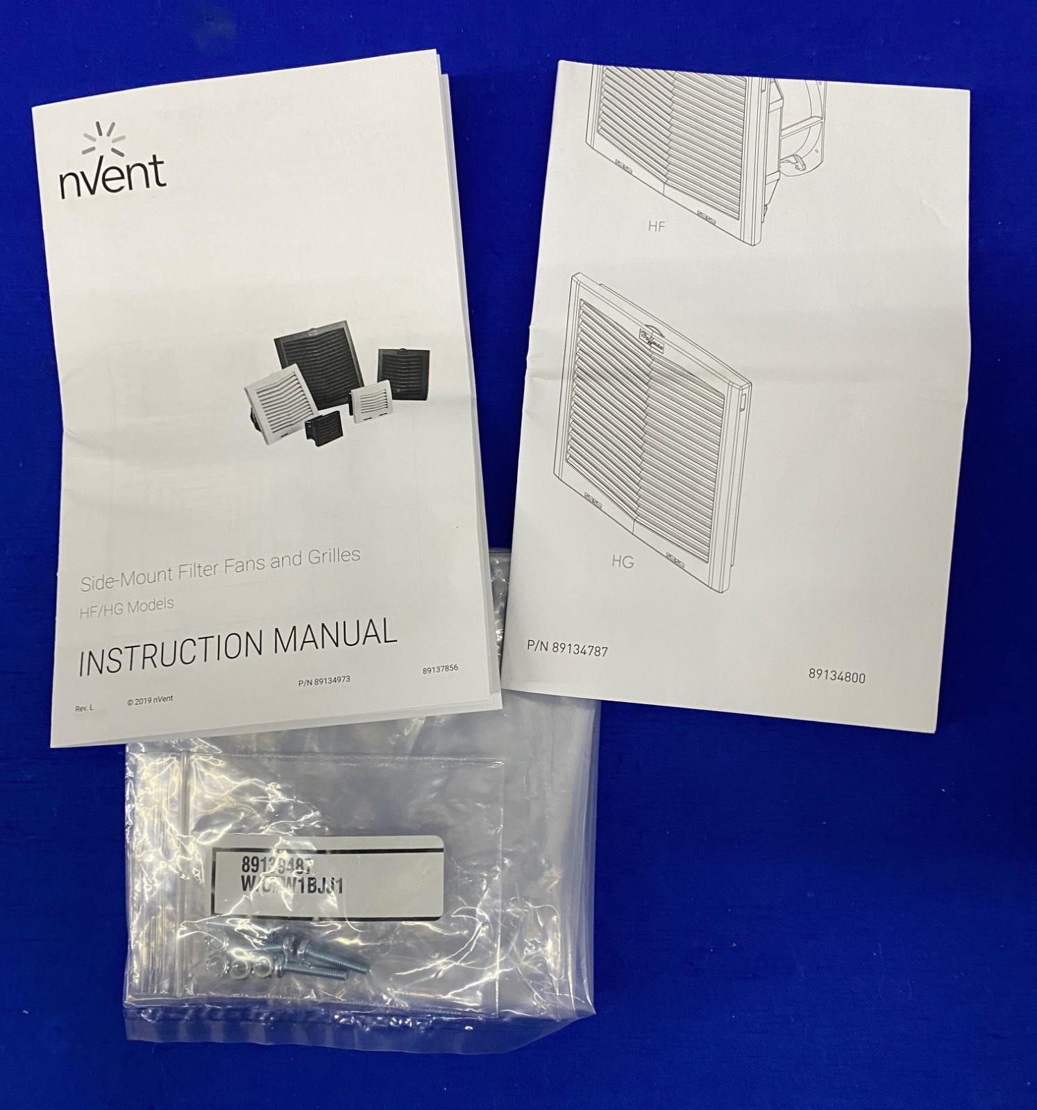 NVENT HOFFMAN HF0516414 AXIAL FAN 6.5″H X 4″D IP54 5″ FF 115V 1PH 50/60HZ