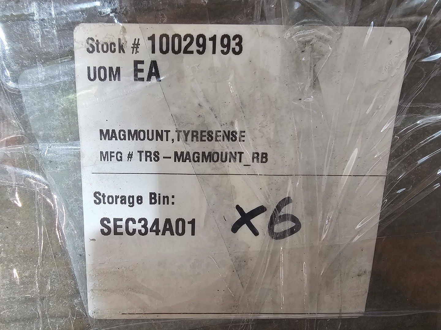 SURPLUS NEW TyreSense TRS-MAGMOUNT_RB Magmount – Heavy Machinery