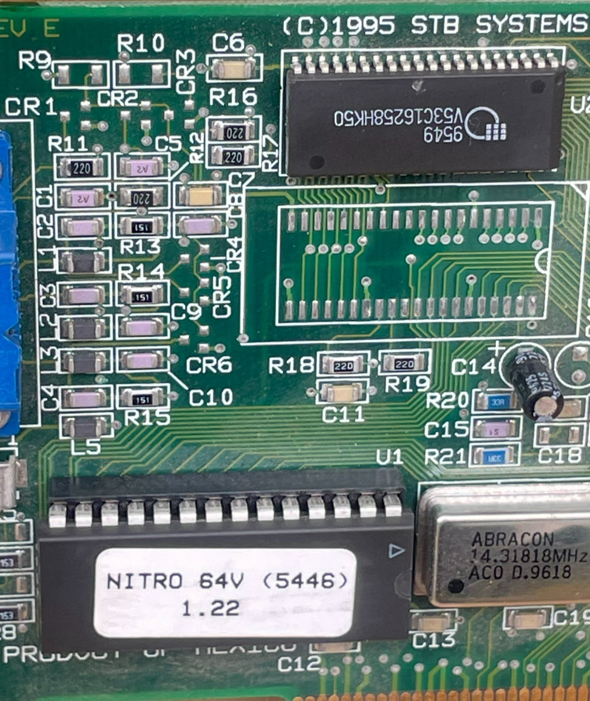 STB Systems 210-0149-005 Circuit Board Nitro 64V, 1.22
